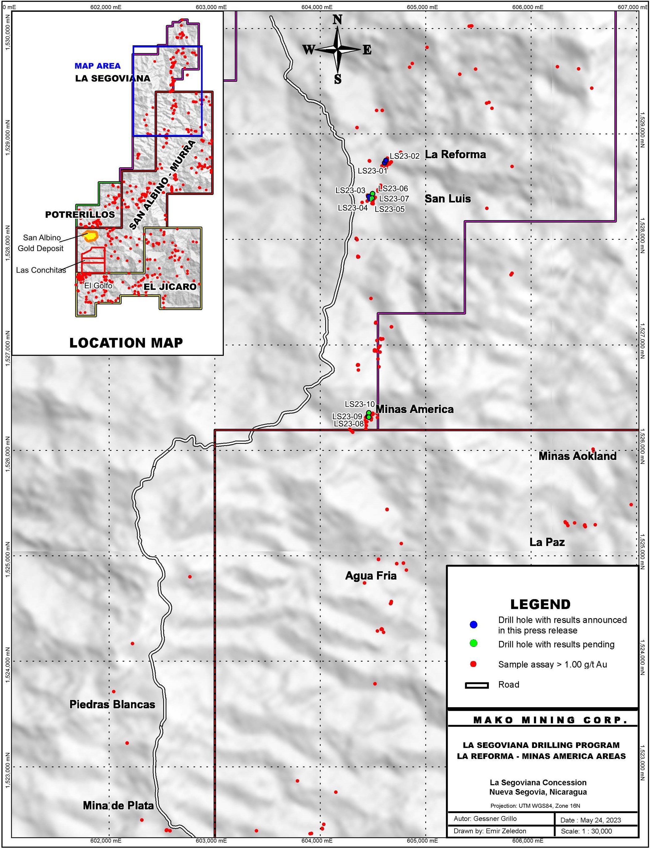 Drill Hole Plan