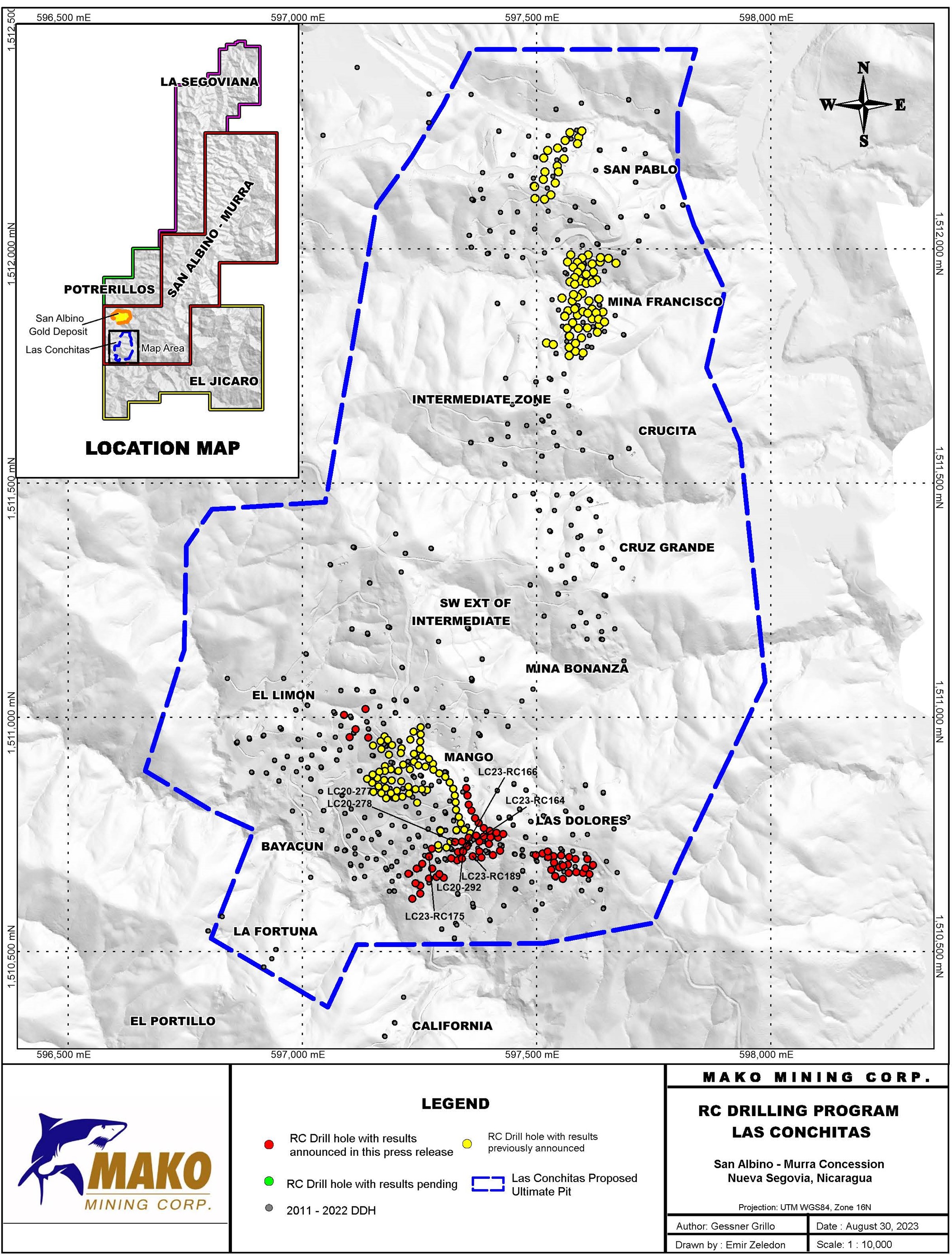 Drill Hole Plan
